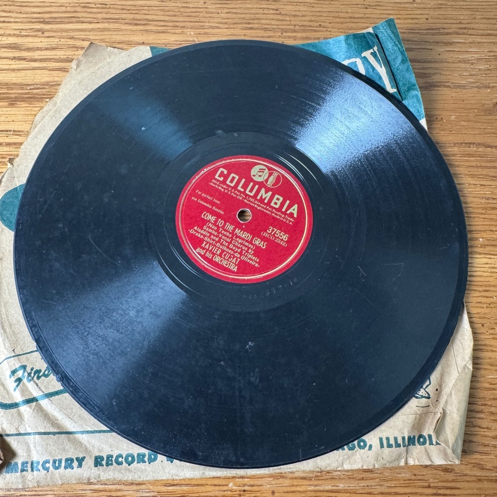Xavier Cugat Miami Beach Rhumba Come To The Mardi Gras Columbia 37556 78 RPM